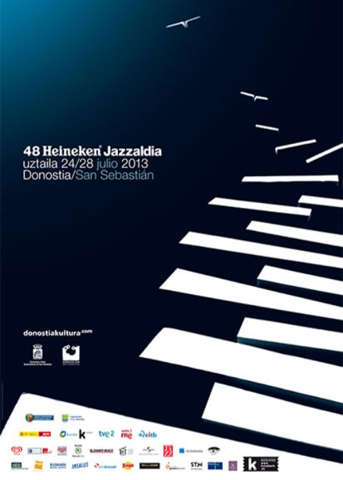 Cartel 48 Jazzaldia 2013 (autor: Ricardo Bermejo).