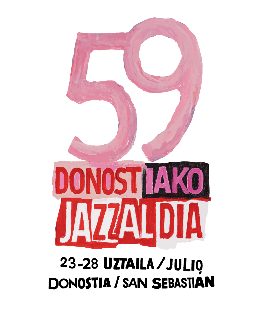 Ejemplo de logotipos verticales de 59 Jazzaldia